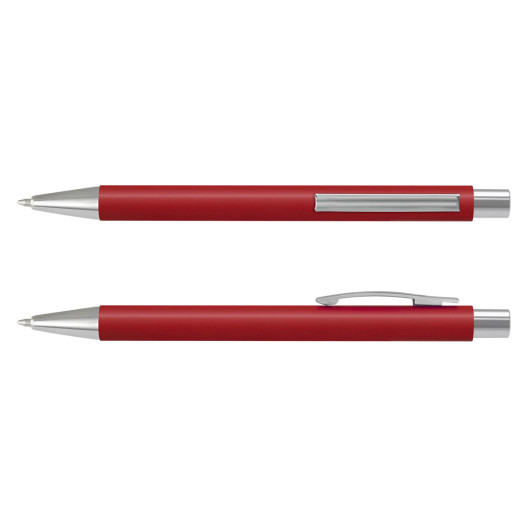 Unley Soft Touch Pens Red